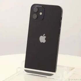 〔中古品〕 iPhone12 64GB ブラック MGHN3J／A SIMフリー【269】