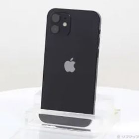 〔中古品〕 iPhone12 64GB ブラック MGHN3J／A SIMフリー【349】
