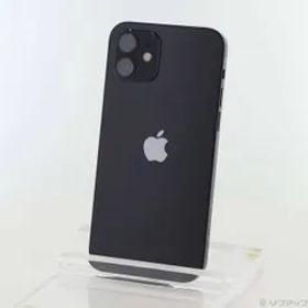 〔中古品〕 iPhone12 64GB ブラック MGHN3J／A SIMフリー【368】