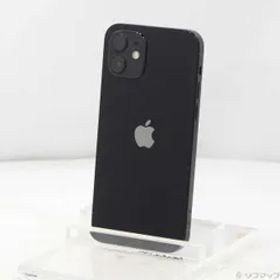 〔中古品〕 iPhone12 64GB ブラック MGHN3J／A SIMフリー【251】