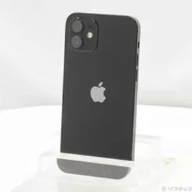 〔中古品〕 iPhone12 64GB ブラック MGHN3J／A SIMフリー【344】