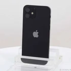 〔中古品〕 iPhone12 64GB ブラック MGHN3J／A SIMフリー【297】