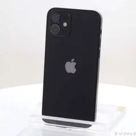 〔中古品〕 iPhone12 64GB ブラック MGHN3J／A SIMフリー【368】