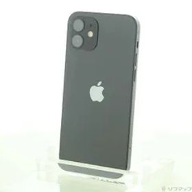 〔中古品〕 iPhone12 64GB ブラック MGHN3J／A SIMフリー【262】