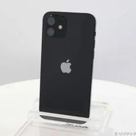 〔中古品〕 iPhone12 64GB ブラック MGHN3J／A SIMフリー【371】