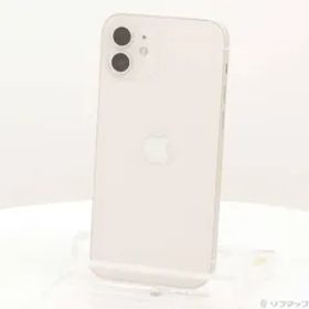 〔中古品〕 iPhone12 64GB ホワイト MGHP3J／A SIMフリー【348】