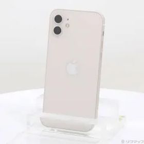 〔中古品〕 iPhone12 64GB ホワイト MGHP3J／A SIMフリー【196】