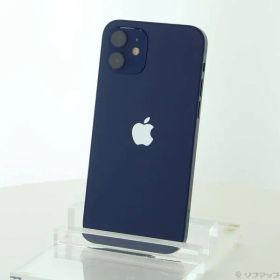 〔中古品〕 iPhone12 64GB ブルー MGHR3J／A SIMフリー【344】