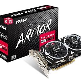【中古】(非常に良い)MSI Radeon RX 570 ARMOR 4G OC グラフィックスボード VD6330