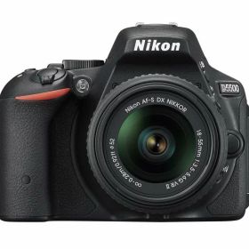 Nikon デジタル一眼レフカメラ D5500 18-55 VRII レンズキット ブラック 2416万画素 3.2型液晶 タッチパネル D5500LK18-55BK