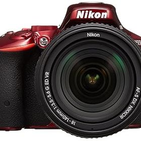 【中古】［非常に良い］Nikon デジタル一眼レフカメラ D5500 18-140 VR レンズキット レッド 2416万画素 3.2型液晶 タッチパネル D5500LK18-140RD