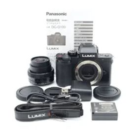 ショット数184枚と極少!! ■ほぼ新品■ PANASONIC DC-G100K-K 標準ズームレンズキット ブラック