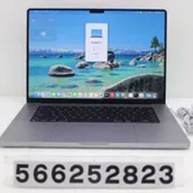 Apple MacBook Pro 16in 2021 A2485 スペースグレイ Apple M1 Max 64GB/1TB(SSD)/16W/3456x2234LiquidRetinaXDR 【566252823】