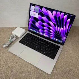 【送料無料】良品 Apple MacBook Pro 14(2021, A2442) M1 PRO / RAM 16GB / SSD 512GB / シルバー / 充放電回数 : 340 [MC097]