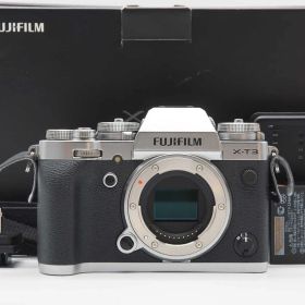 富士フィルム Fujifilm Fuji X-T3 26.1MP Silver Body 28 shots 元箱 [新品同様] #Z5688A