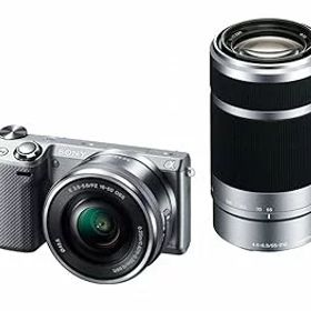 【中古】［非常に良い］SONY ミラーレス一眼 NEX-5T ダブルズームレンズキット シルバー NEX-5TY-S