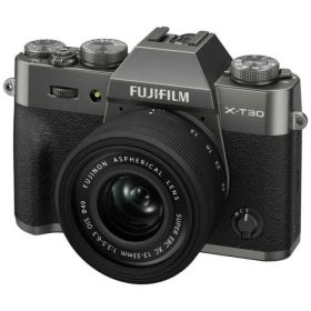 【ポイント10倍】 富士フイルム デジタル一眼カメラ FUJIFILM X-T30 III XC13-33mmレンズキット [チャコールシルバー] 【P10倍】