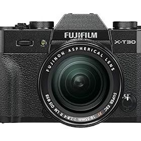 【中古】［非常に良い］富士フイルム(FUJIFILM) ミラーレス一眼カメラ X-T30レンズキット ブラック X-T30LK-B