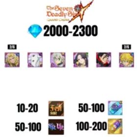 [海外] 2000-2300 虹のダイヤ |トリスタン |ゼルドリス デーモン キング・ニュー |SKULD |6 FEST UR |10-20 フェスト SSR |30-70 UR/SSR |50-100 枚 SSR