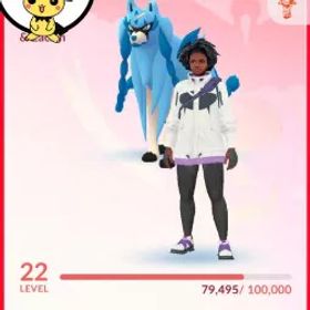 🌎 [自動配信] |🔥 LV 22 |❤️ チーム・ヴァラー(赤) |💎 17 レジェンダリー & ミシカル |⚡ シャドウ カイオーガ + ルギア + ネクロズマ + パルキア |🍭 103名 希少 キャンディー |🎮 PTの