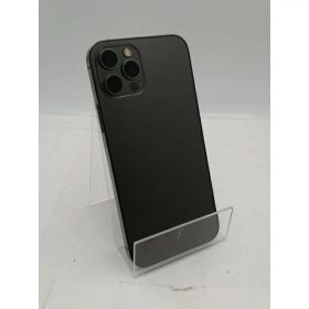 【中古】Apple docomo 【SIMロック解除済み】 iPhone 12 Pro 256GB グラファイト MGM93J/A【仙台イービーンズ】保証期間1週間【ランクC】
