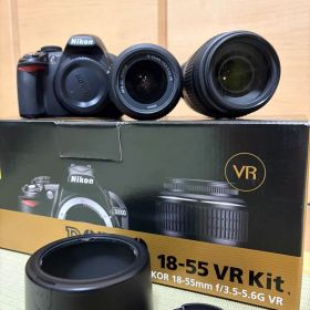 【美品】Nikon D3100 ダブルズームキット★VRレンズ2本付★