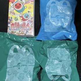 太鼓の達人 Nintendo Switch ばーじょん!!とマクドナルドのハッピーセット（USJ）のおもちゃ3点のセット