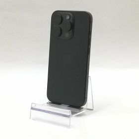 【中古品】Apple(アップル) iPhone 15 Pro / 2023 / 128GB / ブラックチタニウム / 国内版SIMフリー / ランク:B / MTU73J/A / A3101 【中古品管理番号:37431】