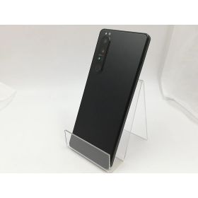【中古】SONY au 【SIMロック解除済み】 Xperia 1 III フロストブラック 12GB 256GB SOG03【千葉】保証期間1ヶ月【ランクC】