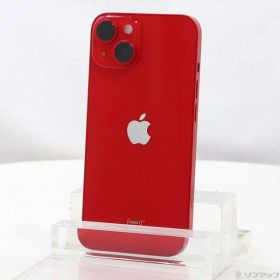 【中古】Apple(アップル) iPhone14 128GB プロダクトレッド MPV93J／A SIMフリー 【371-ud】