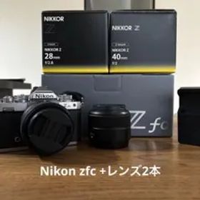 【美品】Nikon Zfc +レンズ2本