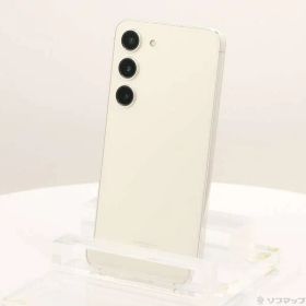 〔中古品〕 Galaxy S23 256GB クリーム SCG19 au SIMフリー【377】