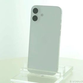 〔中古品〕 iPhone16 Plus 256GB ホワイト MXVH3J／A SIMフリー【262】