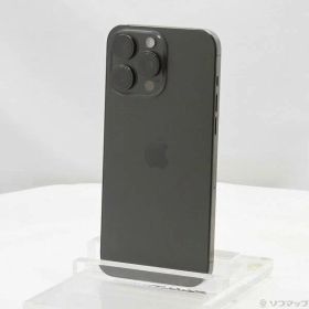 【中古】Apple(アップル) iPhone15 Pro Max 256GB ブラックチタニウム MU6P3J／A SIMフリー 【295-ud】