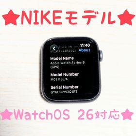 アップルウォッチ(Apple Watch)の【充電ケーブル有 NIKEモデル】Apple Watch Series 6 本体(その他)