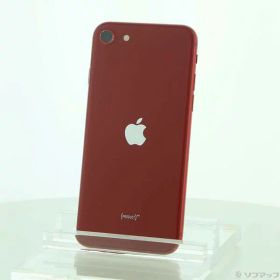 【中古】Apple(アップル) iPhone SE 第3世代 64GB プロダクトレッド MMYE3J／A SIMフリー 【276-ud】