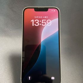 美品 国内版 SIMフリー iPhone14 128GB スターライト色