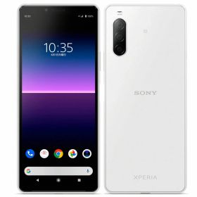 【中古】A+ランク【未使用に近い】 SIMフリー A001SO SONY Xperia 10 II ホワイト 利用制限▲(赤ロム永久保証) 送料無料