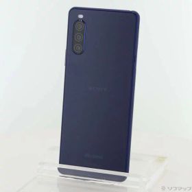 【中古】SONY(ソニー) Xperia 10 II 64GB ブルー SO-41A docomoロック解除SIMフリー 【198-ud】