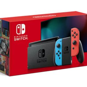 【中古・箱説あり・付属品あり・傷なし】Nintendo Switch Joy−Con(L) ネオンブルー／(R) ネオンレッド KABAAニンテンドーSwitch ゲーム機本体