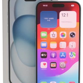 【Apple】アップル『iPhone 15 Plus / 6.7inch / A16 / 128GB / SIMフリー / ブルー』MU0D3J/A 2023年9月発売 スマートフォン 1週間保証【中古】