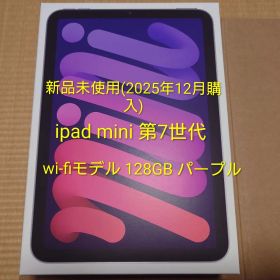 iPad mini (A17 Pro) 128GB Wi-Fi パープル