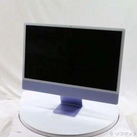 【中古】Apple(アップル) iMac 24-inch Mid-2021 Z13100057 Apple M1 8コアCPU_8コアGPU 8GB SSD512GB パープル 〔14.7 Sonoma〕 【258-ud】