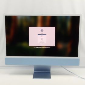 中古 Apple iMac 2021 MGPK3J/A M1 メモリ8GB SSD256GB ブルー Sequoia 24インチ 1年保証 レビュー特典：延長保証 パソコン デスクトップパソコン アップル 中古パソコン 中古デスクトップパソコン PC デスクトップPC 中古PC