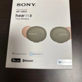 SONY WF-H800 ワイヤレスイヤホン グレー