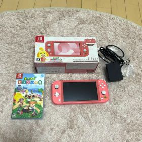 Nintendo Switch Lite ピンク 本体 どうぶつの森 カセット