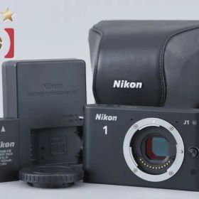 Nikon ニコン 【中古】Nikon ニコン 1 J1 ブラック ミラーレス一眼カメラ シャッター回数僅少 ミラーレスカメラ