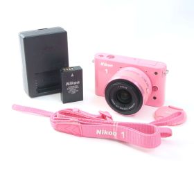 ニコン Nikon1 J1 ピンク + 1NIKKOR 10-30mm VR レンズセット 【シャッター数3110回】