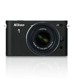 【中古】Nikon ミラーレス一眼カメラ Nikon 1 (ニコンワン) J1 (ジェイワン) 標準ズームレンズキット ブラックN1 J1HLK BK