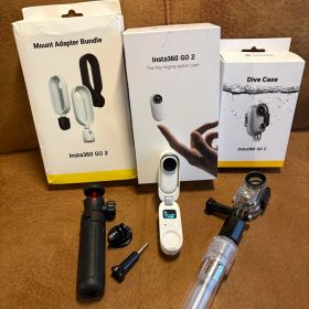 インスタ360 GO2 アクションカメラ 32GB水中ハウジングなどOP多数